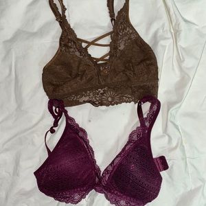 Two cute and trendy bralettes